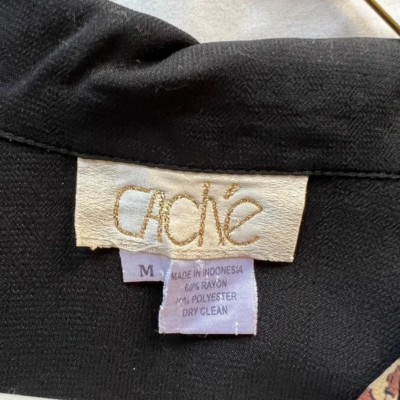 Vintage Caché leopard shirt - Circa 80’s - excellent condition - Picture 6 of 6